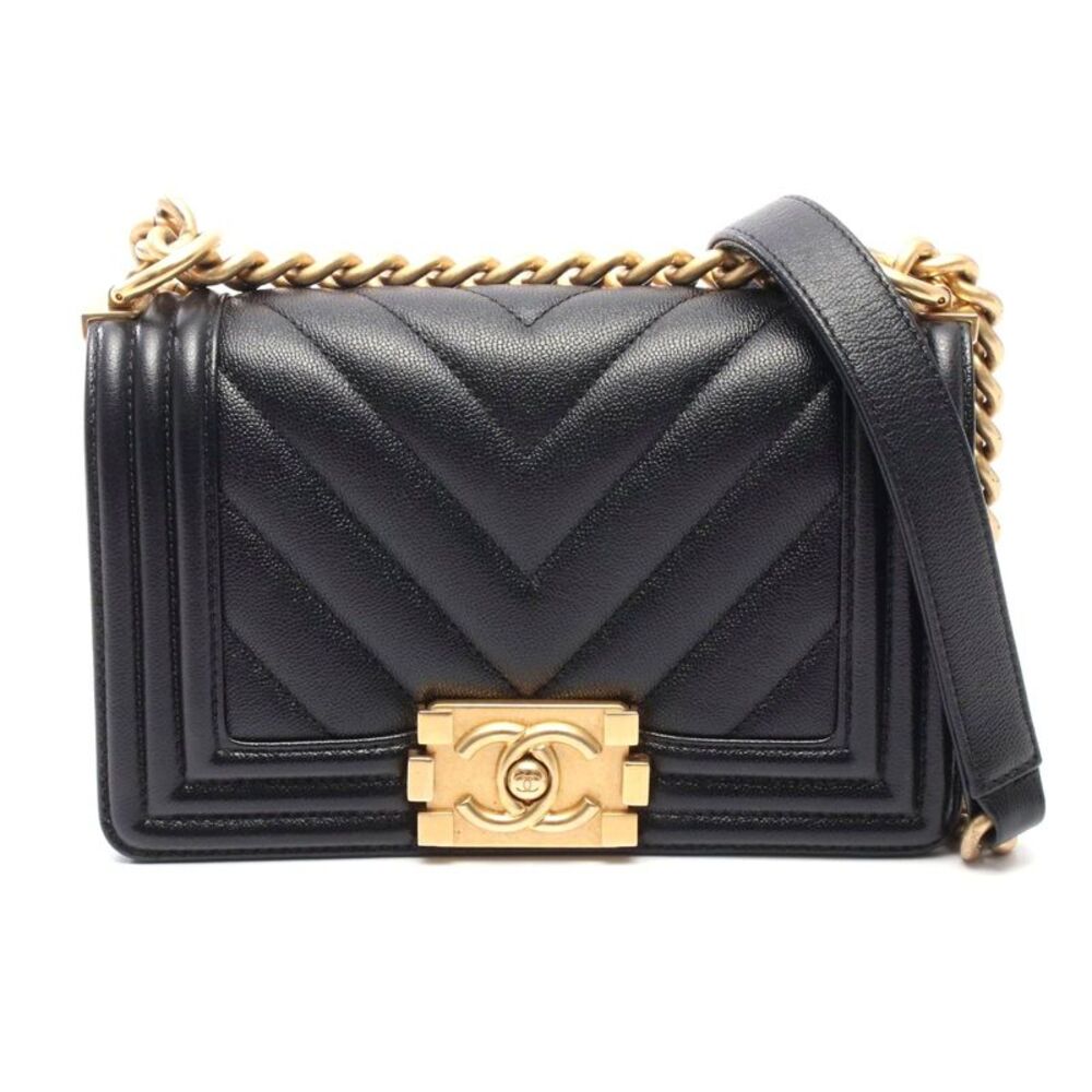 Chanel Boy Small Shoulder Bag Black